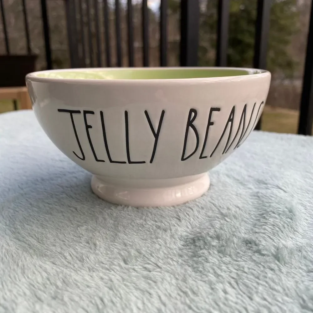 Rae Dunn Green Jelly Beans Bowl